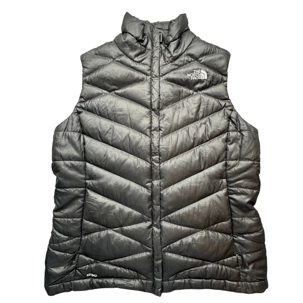 The North Face 550 Down Fill Aconcagua Puffer Quilted Vest Womens Medium Black